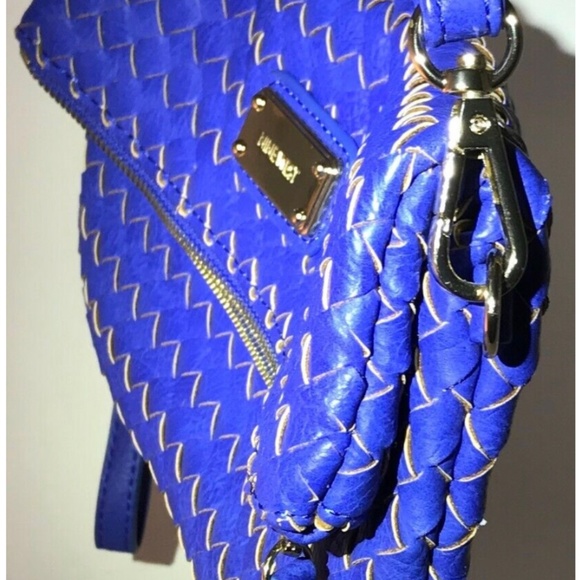 Nine West pre-owned small wristlet purse in blue - Picture 5 of 7